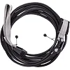 Профессиональный тренажер для бассейна MADWAVE LONG SAFERY CORD M077102 (Черный)