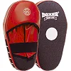 Лапа боксерская прямая тренировочная удлиненная Кирза BOXER
 2008-01 38х18х4,5см 2штуки (Черный-синий)