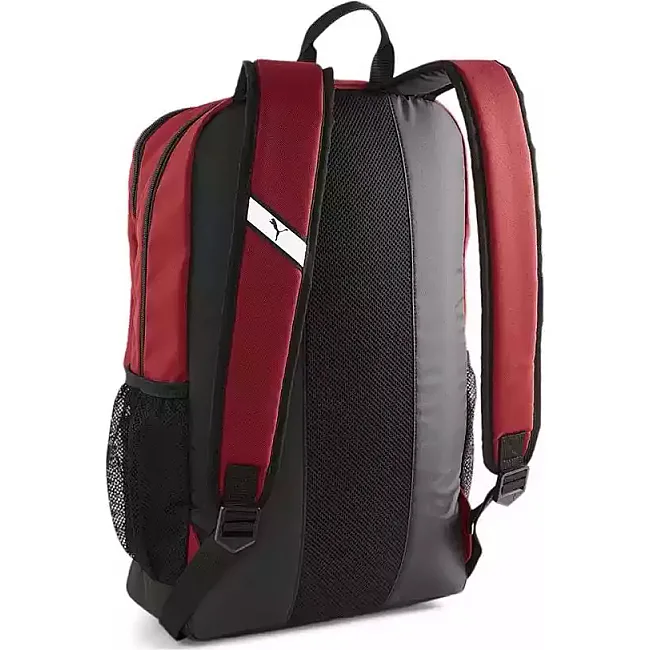 Рюкзак Puma Deck Backpack II красный 24,5L, черный 47x30x16,5 см