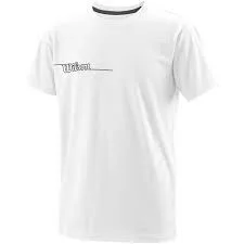 Детская футболка Wilson TEAM II TECH TEE Y white