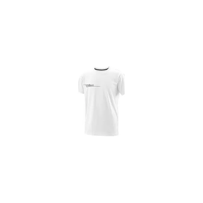 Детская футболка Wilson TEAM II TECH TEE Y white