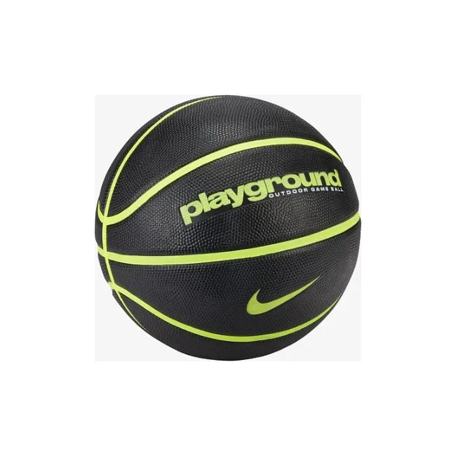 Мяч баскетбольный Nike EVERYDAY PLAYGROUND 8P DEFLATED BLACK/VOLT/VOLT size 7