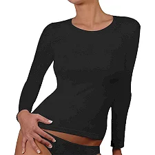 Футболка с длинным рукавом T-shirt Manica Lunga Girocollo женская