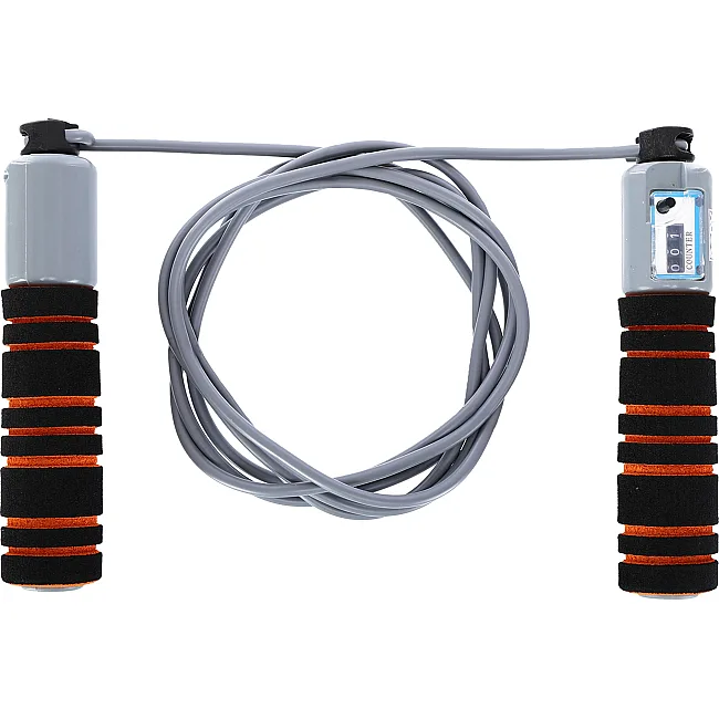 Скакалка со счетчиком
 BODY SCULPTURE SXBK-690EO-B 2,75м (Черный-оранжевый)