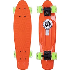 Пенни борд Penny Board круизер пластиковый со светящимися колесами 22" FISH SK-405-3