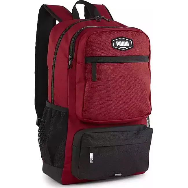 Рюкзак Puma Deck Backpack II красный 24,5L, черный 47x30x16,5 см