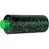 Масажний ролик (роллер) гладкий PowerPlay PP-4348 2 in 1 EPP Foam Roller Чорно/Зелений (33x14см.)