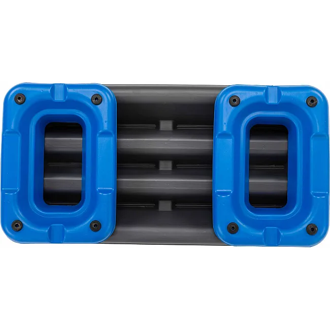 Степ-платформа для фитнеса и аэробики 2 уровня высоты SP-SPORT
 FI-1576 72x36,5x10-15см (Серый-синий)