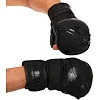 Перчатки Крабы спаринговые для MMA FISTRAGE VL-8437 (Черный-оранжевый)