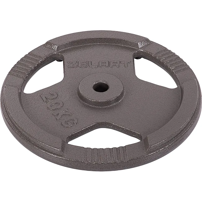 Блины диски стальные окрашенные с тройным хватом ZELART
 TA-7790-20 30мм 20кг