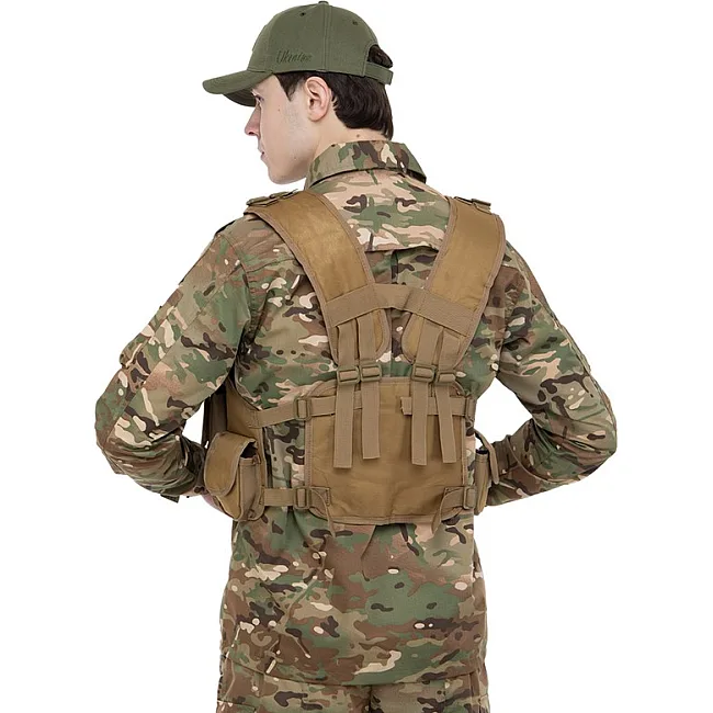 Жилет разгрузочный с подсумками
 MILITARY RANGERS
 ZK-V-103 40х59см (Хаки)