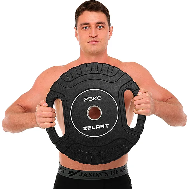 Блины диски CPU покрытие 2 Handle металлическая втулка ZELART
 TA-3438-25 ø51мм 25кг