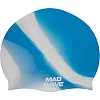 Шапочка для бассейна силиконовая для взрослых MADWAVE MULTI M053001 (Голубой)