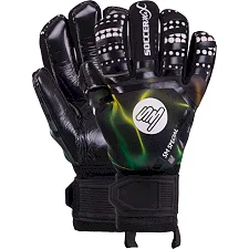 Воротарські рукавички професійні із захистом пальців SOCCERMAX GK-015 7-11