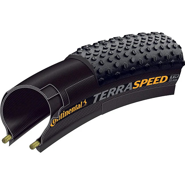 Безкамерна шина CONTINENTAL Terra Speed ProTection - 27.5" х 1.50 | 650 x 40B, чорна, доладна, skin