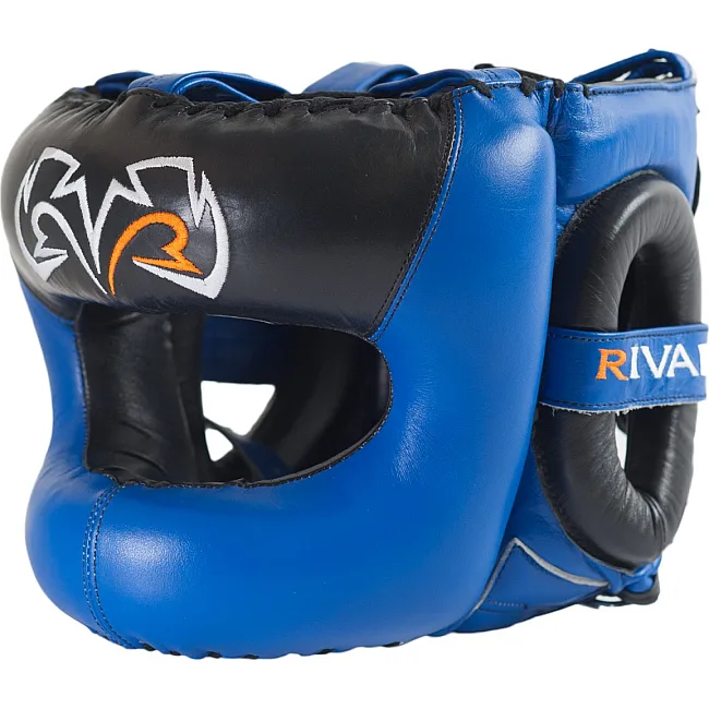 Шолом із бампером Rival Guerrero Facesaver Blue