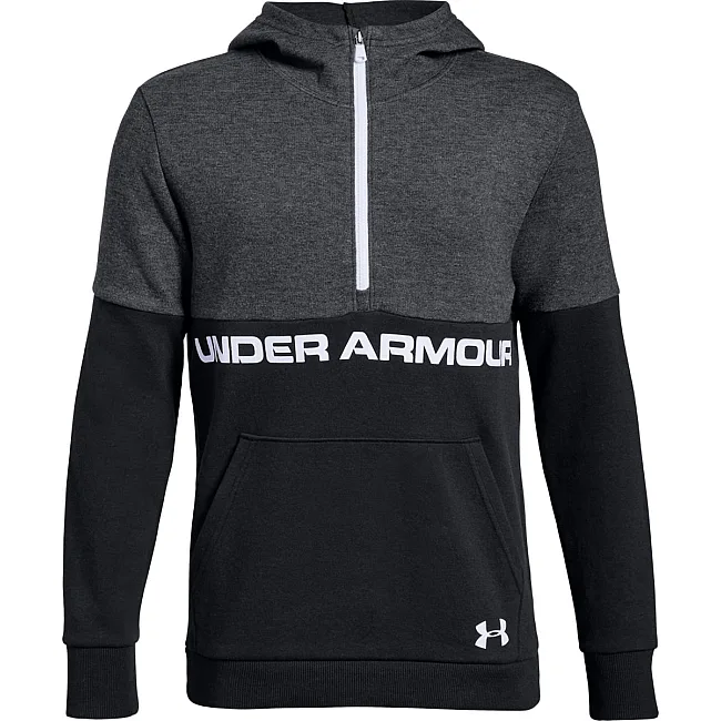 Худи детская Under Armour Double Knit Zip Boys Black
