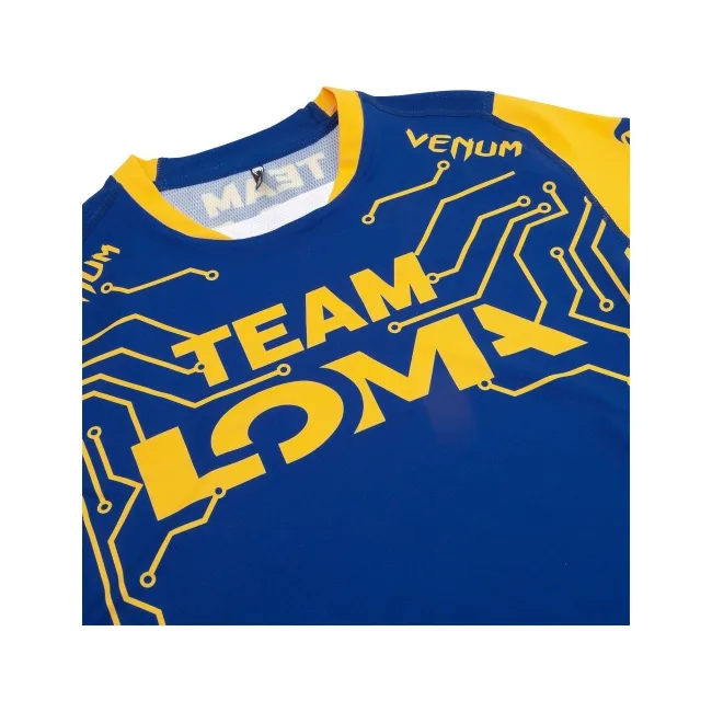 Футболка VENUM Loma Fight Dry Tech Blue Yellow