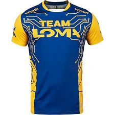 Футболка VENUM Loma Fight Dry Tech Blue Yellow