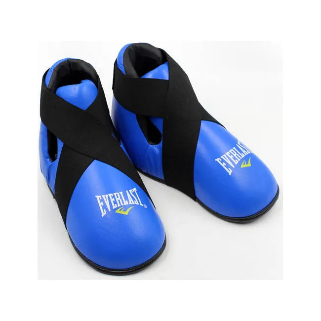 Футы для кикбоксинга, тхэквондо кожаные EVERLAST EV-1815L
