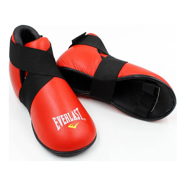 Футы для кикбоксинга, тхэквондо кожаные EVERLAST EV-1815L