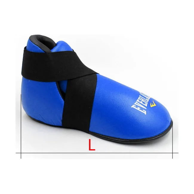 Футы для кикбоксинга, тхэквондо кожаные EVERLAST EV-1815L
