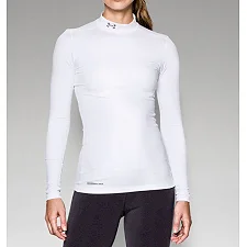 Жіноча термокофта Under Armour ColdGear Fitted Mock White