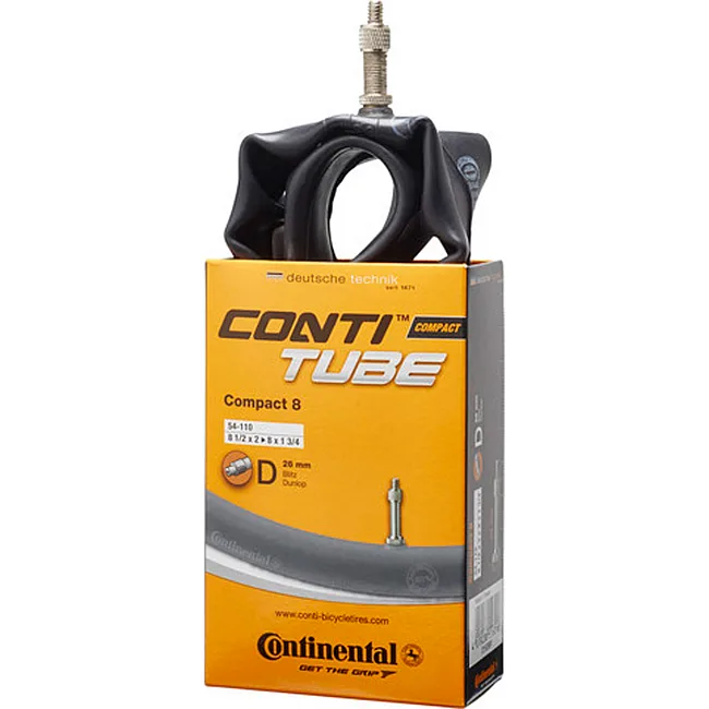 Камера на велосипед CONTINENTAL Compact 8", 54-110, D26, 80 г