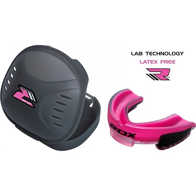 Капа для бокса RDX Gel 3D Elite Pink