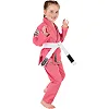 Кимоно для детей джиу джитсу TATAMI Meerkatsu Animal Gi Pink