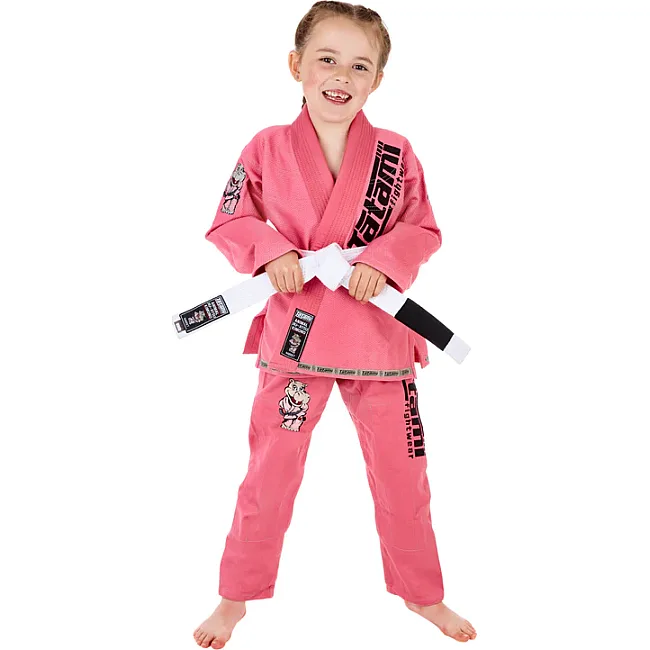 Кимоно для детей джиу джитсу TATAMI Meerkatsu Animal Gi Pink