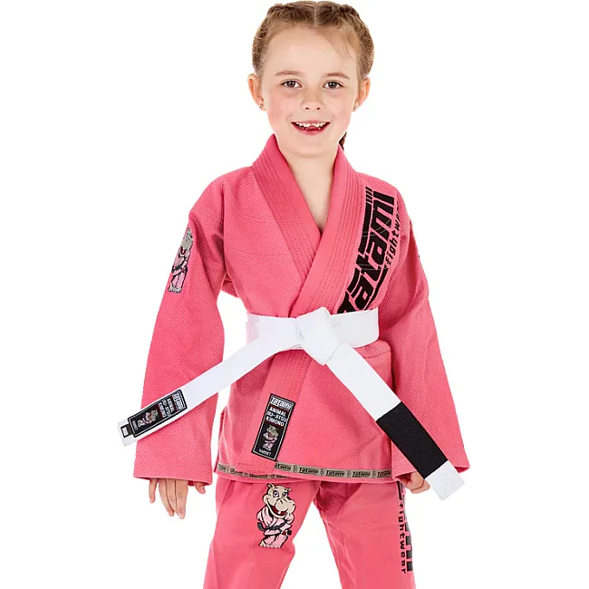 Кимоно для детей джиу джитсу TATAMI Meerkatsu Animal Gi Pink