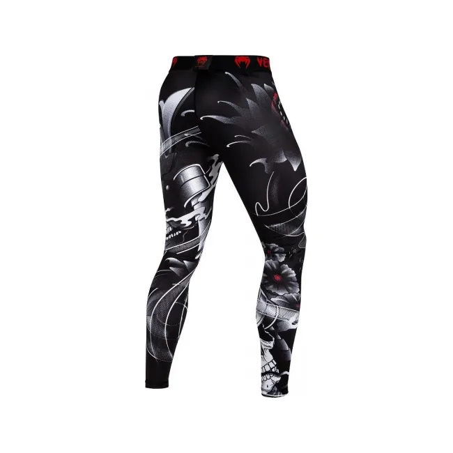 Компресійні штани VENUM Samurai Skull Black