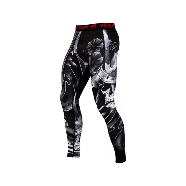 Компресійні штани VENUM Samurai Skull Black
