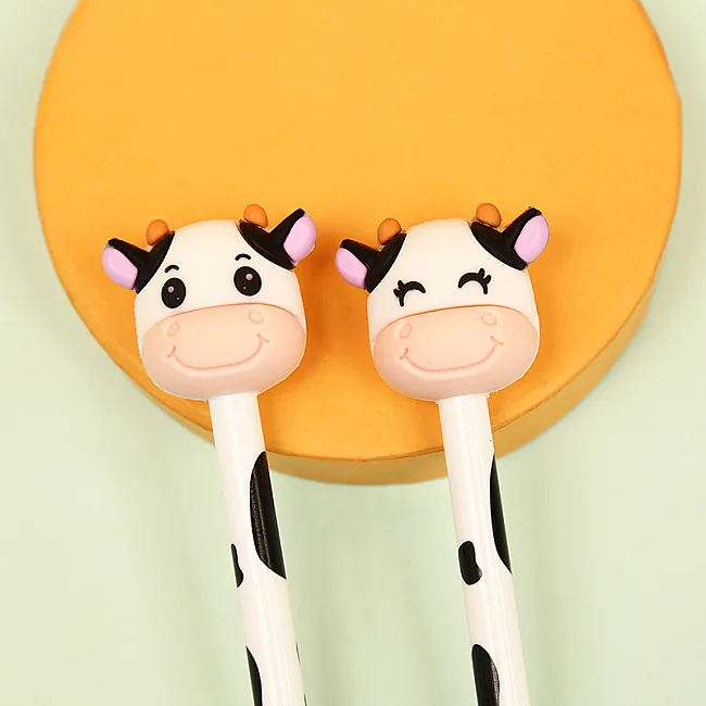 Набор гелевых ручек 0.5 мм BP5004 Cow (4шт)