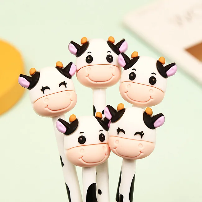 Набор гелевых ручек 0.5 мм BP5004 Cow (4шт)