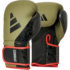 Рукавички для боксу Adidas Combat 50 | зелено/чорні | ADIDAS ADIC50TG