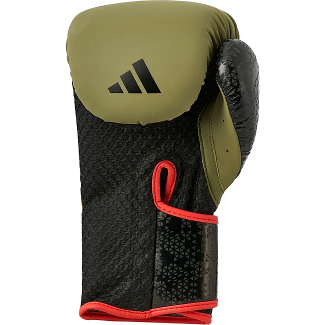 Рукавички для боксу Adidas Combat 50 | зелено/чорні | ADIDAS ADIC50TG