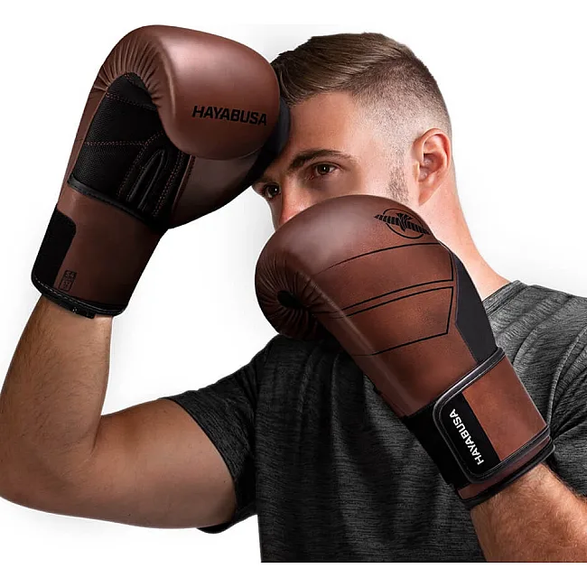 Перчатки для бокса HAYABUSA S4 Leather Brown