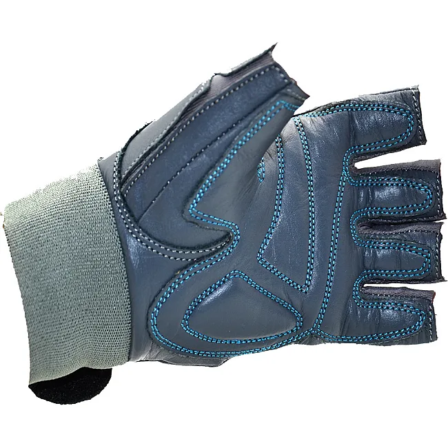 Перчатки для фитнеса MADMAX MFG-921 Voodoo Mid grey/light blue