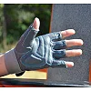 Перчатки для фитнеса MADMAX MFG-921 Voodoo Mid grey/light blue