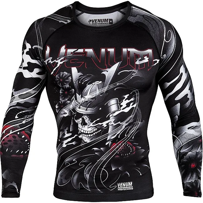 Рашгард з довгим рукавом VENUM Samurai Skull Black