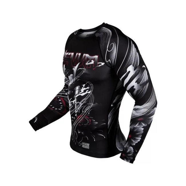 Рашгард з довгим рукавом VENUM Samurai Skull Black