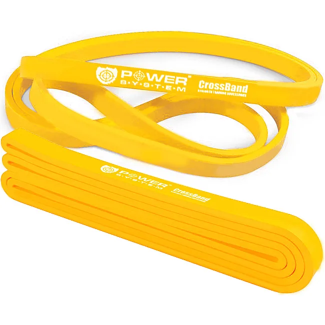 Резинка-петля для фітнесу POWER SYSTEM PS-4051 CrossFit Level 1 Yellow (опір 4-25кг)