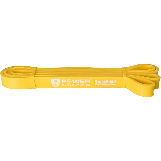 Резинка-петля для фітнесу POWER SYSTEM PS-4051 CrossFit Level 1 Yellow (опір 4-25кг)