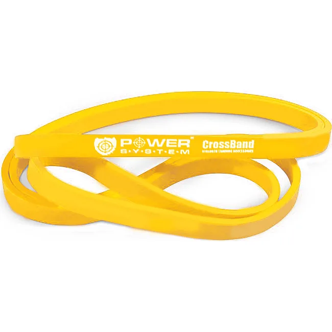Резинка-петля для фітнесу POWER SYSTEM PS-4051 CrossFit Level 1 Yellow (опір 4-25кг)