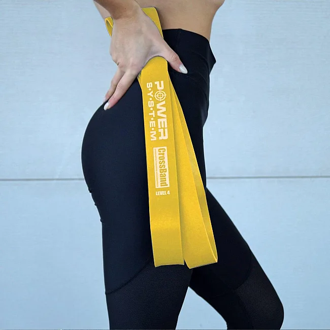 Резинка-петля для фітнесу POWER SYSTEM PS-4051 CrossFit Level 1 Yellow (опір 4-25кг)