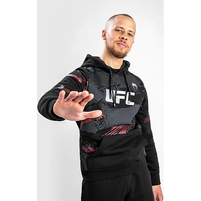 Толстовка VENUM UFC Authentic Fight Week Men's 2.0 Black Red