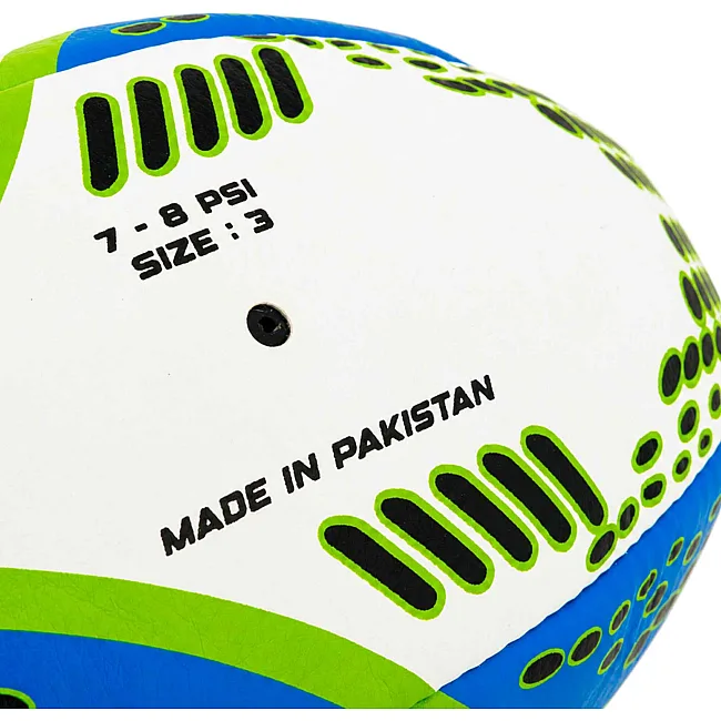 Регбийный мяч SOCCER STAR R-5341-3 (Белый-синий-салатовый)