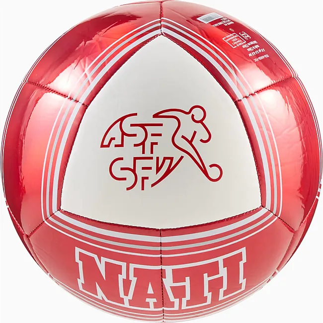 Футбольный мяч Puma SFV Culture Ball красный, белый 5